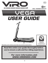 VIRO Vega 2 in 1 Transforming Electric Scooter Manuel utilisateur