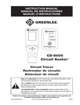 Greenlee CS-8000 Manuel utilisateur