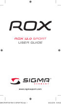 Sigma ROX 12.0 Sport Manuel utilisateur