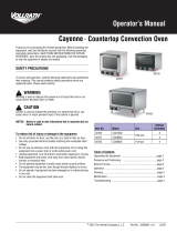 Vollrath 40703 Cayenne Countertop Convection Oven Manuel utilisateur