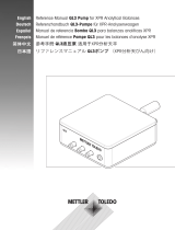 Mettler Toledo QL3 Pump Manuel utilisateur