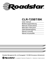 Roadstar CLR-725BT/BK Manuel utilisateur