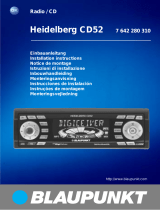 Blaupunkt HEIDELBERG CD52 Le manuel du propriétaire