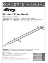 Kreg Straight Edge Guide Manuel utilisateur