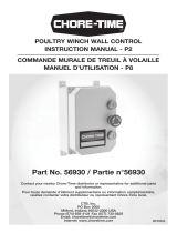 Chore-Time MF2500A Poultry Winch Wall Control Mode d'emploi