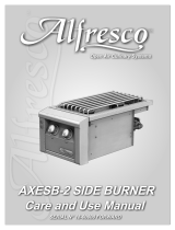Alfresco AXESB-2 Dual Side Burner Manuel utilisateur