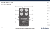 tc electonic VORTEX FLANGER Mode d'emploi