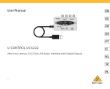 Behringer Ultra-Low Latency 2 In 2 Out USB Audio Interface Manuel utilisateur