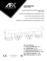 afx light EVENTBAR-BAT Le manuel du propriétaire