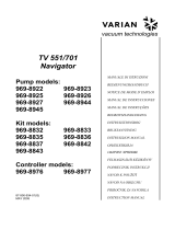 Varian TV 551 Manuel utilisateur