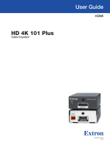 Extron electronics HD 4K 101 Plus Manuel utilisateur