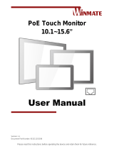 Winmate PoE Touch Monitor Manuel utilisateur