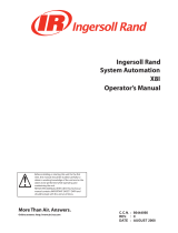 Ingersoll-Rand X8I Manuel utilisateur
