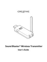 Creative SOUND BLASTER WIRELESS TRANSMITTER Manuel utilisateur
