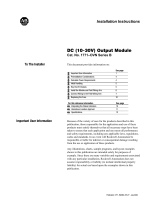 Allen-Bradley 1771-OVN Installation Instructions Manual