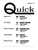 Quick Boiler Square B 42 Manuel utilisateur
