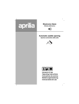 APRILIA ELECTRONIC ALARM - 2007-2008 Le manuel du propriétaire