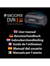 Snooper DVR-1HD Manuel utilisateur