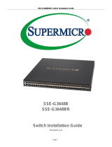 Supermicro SSE-G3648B Guide d'installation
