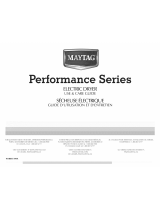 Maytag MEDE300VW - Performance Series 27 Inch Electric Dryer Manuel utilisateur
