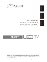 Seiki SE50FY Manuel utilisateur