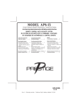 Prestige APS-15R Manuel utilisateur