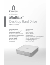 Iomega 33957 - MiniMax Desktop Hard Drive 1 TB External Guide de démarrage rapide