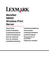 Lexmark MARKNET N8050 WIRELESS PRINT SERVER Le manuel du propriétaire