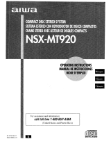 Aiwa SX-R275 Operating Instructions Manual