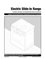 Maytag MES5775BA - 30 in. Slide-In Electric Range Installation Instructions Manual