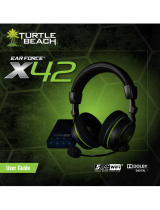 Turtle Beach Earforce X42 Manuel utilisateur