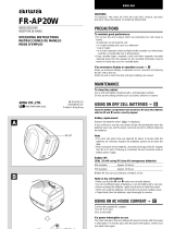 Aiwa FR-AP20 Operating Instructions Manual