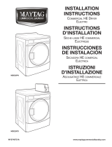Maytag MDE25PN Installation Instructions Manual