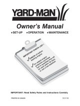 Yard-Man 960 series Le manuel du propriétaire