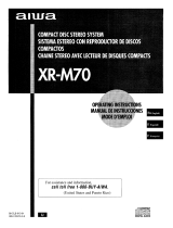 Aiwa XR-M70 Operating Instructions Manual