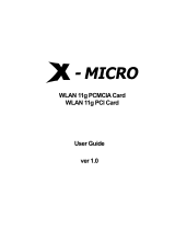 X-Micro XWL-11GCAR Manuel utilisateur