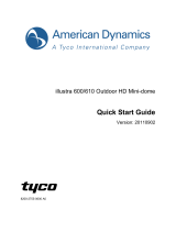 American Dynamics illustra 610 Guide de démarrage rapide