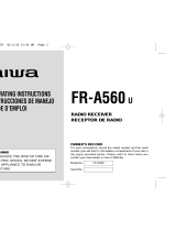 Aiwa FR-A560U Operating Instructions Manual