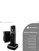 Motorola D800 Series Manuel utilisateur