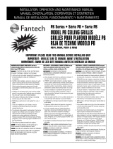 Fantech PBV6 Installation, Operation and Maintenance Manual