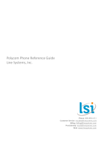Polycom soundpoint ip 550 Guide de référence
