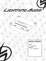 Lightning Audio LA-1600MD Manuel utilisateur