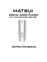 Matsui MAT 110MR Manuel utilisateur