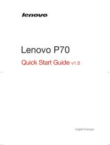Lenovo P70 Guide de démarrage rapide