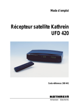 Kathrein UFD 420 Mode d'emploi