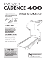 Weslo Cadence 200 Treadmill Manuel utilisateur