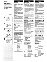 Aiwa CR-LD100 Mode d'emploi