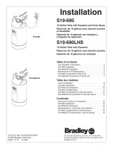 Bradley S19-690LHS Guide d'installation
