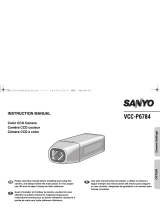 Sanyo VCC-P6784 Manuel utilisateur