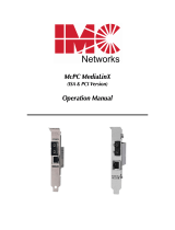 IMC Networks McPC MediaLinX ISA Mode d'emploi